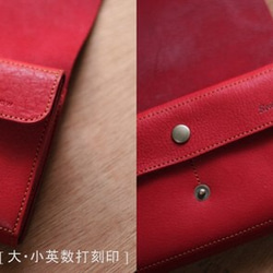 【2/28制作終了】長財布　Long Wallet / Natural cut / Camel 3枚目の画像