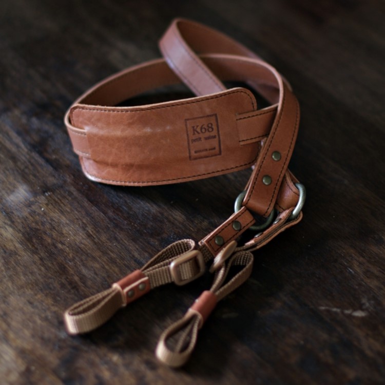 Camera Strap #18　Brown×Brown
