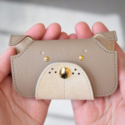 本革 犬型キーケース maro ｜グレージュ｜ キーケース Dochi (ドーチ