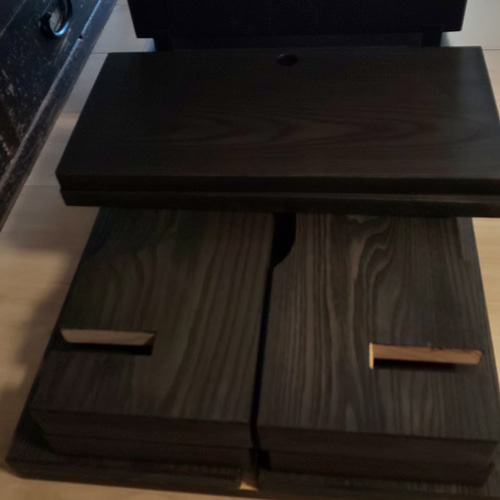 天板無垢囲炉裏(分解:組立超簡単)<ウォルナット逆板目>-マルチ仕様 天板無垢囲炉裏分解:組立超簡単ウォルナット逆板目マルチ仕様 No.002