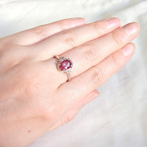 ピンクトルマリン・リング1 指輪・リング m.u.m 通販 3342135｜Creema  
