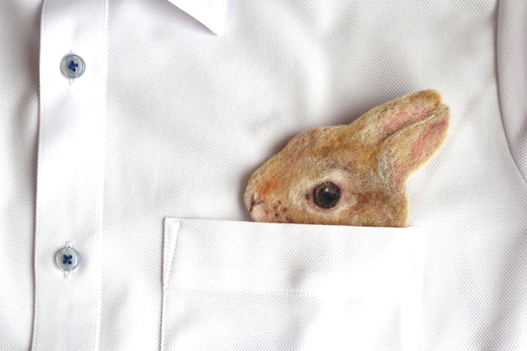 Pocket Animal  バッチ　ウサギさん 4枚目の画像