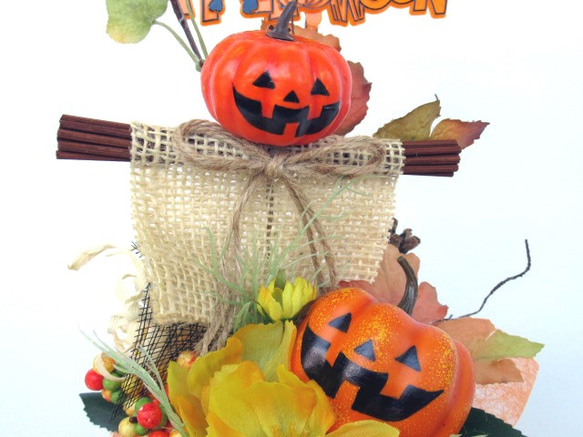 ハロウィンかぼちゃ器飾り　大20-2 3枚目の画像