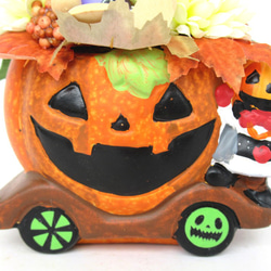 ハロウィンかぼちゃの汽車飾り　大21-2 3枚目の画像