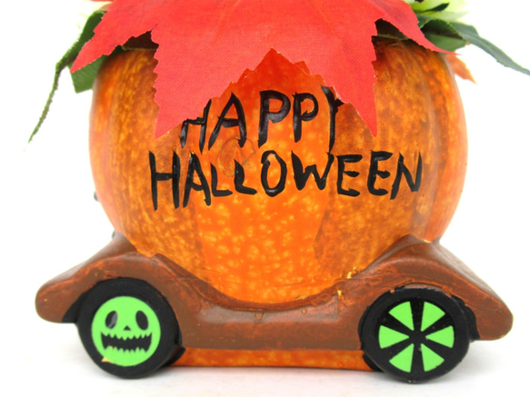 ハロウィンかぼちゃの汽車飾り　大21-2 4枚目の画像