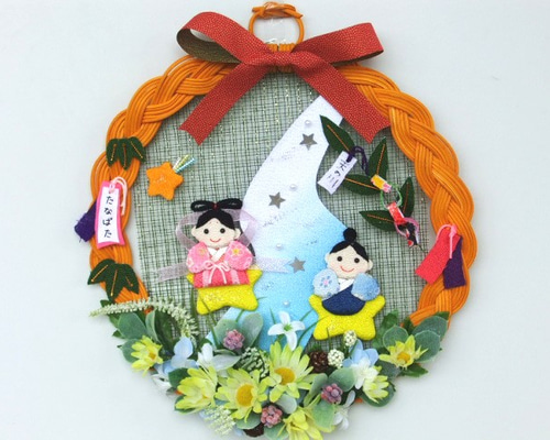 七夕リース　ハンドメイド aa04d95f804cda0c91c54edfd2e7e4