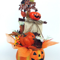ハロウィンかぼちゃ器飾り　大19-3 4枚目の画像