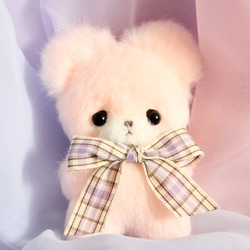 くまぬいぐるみブローチ もこクマのブローチ（受注販売） 羊毛フェルト ふわ*もこ 通販
