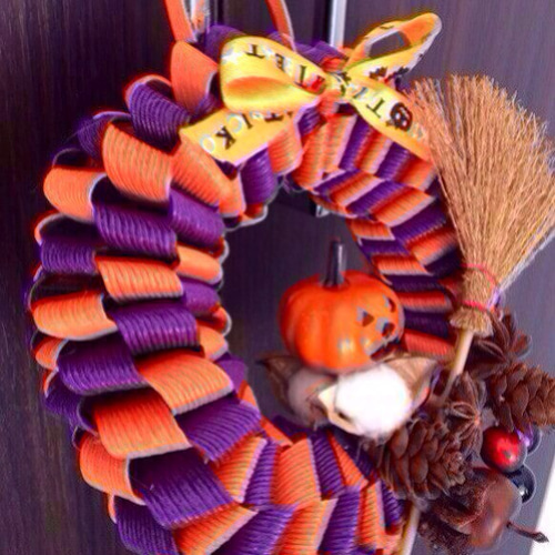 SALE！Happy Halloweenリース＊