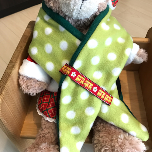 ☆◇はやぶさ風D◇ぽかぽかkidsネックウォーマー リバーシブル