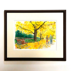 フランス製金額縁付　金登美画家　水彩画 額付き水彩画「カワセミ」原画 | iichi 日々の暮らしを心地よく