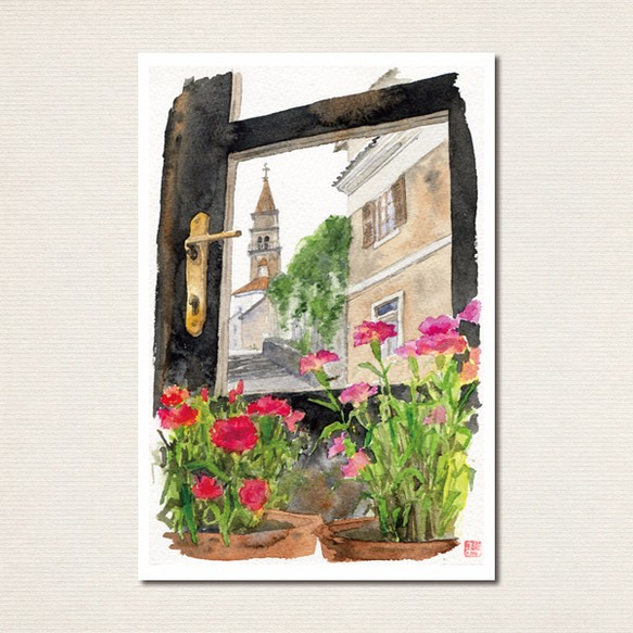 水彩画ポストカード10枚セット〈花咲く風景2〉 ポストカード Le 水彩画ポストカード10枚セット〈花咲く風景2〉 ポストカード Le