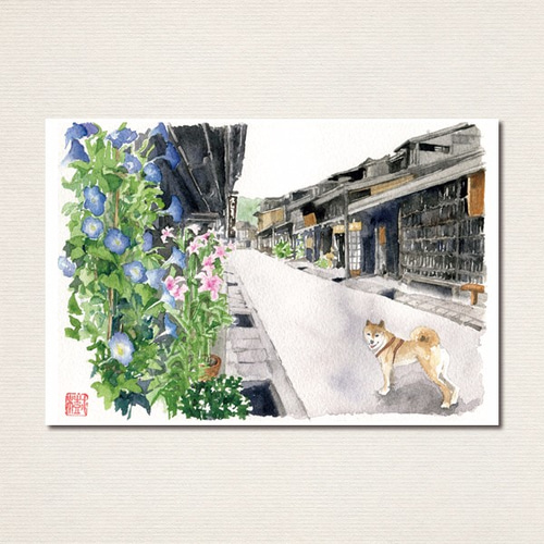 水彩画ポストカード10枚セット〈花咲く風景2〉 ポストカード Le