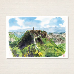 水彩画ポストカード10枚セット〈イタリアの風景3〉 9枚目の画像
