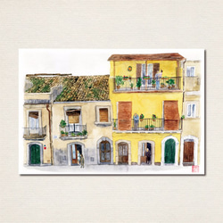 水彩画ポストカード10枚セット〈イタリアの風景3〉 10枚目の画像