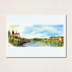 水彩画ポストカード10枚セット〈ドイツの風景〉 9枚目の画像