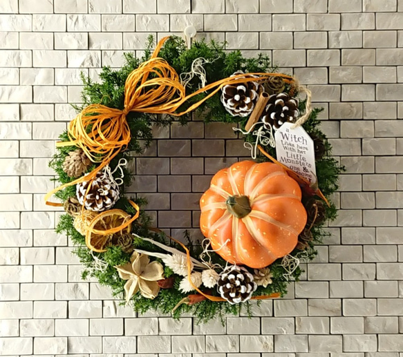 Halloween wreath(25cm) 1枚目の画像