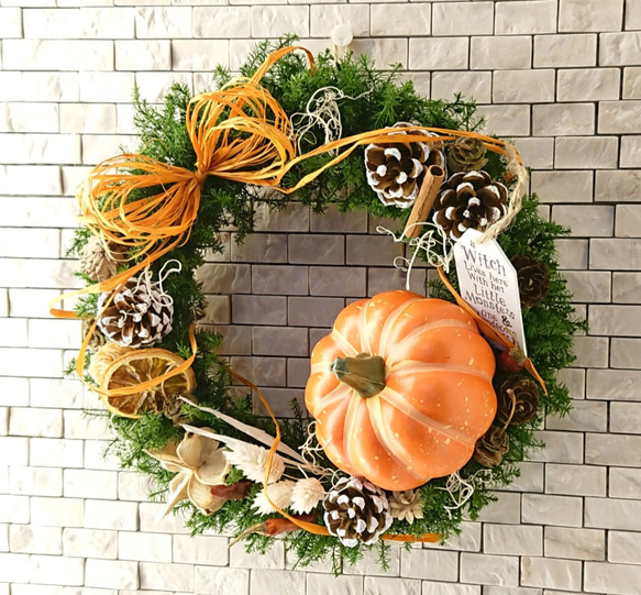 Halloween wreath(25cm) 2枚目の画像