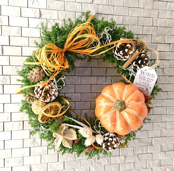 Halloween wreath(25cm) 4枚目の画像