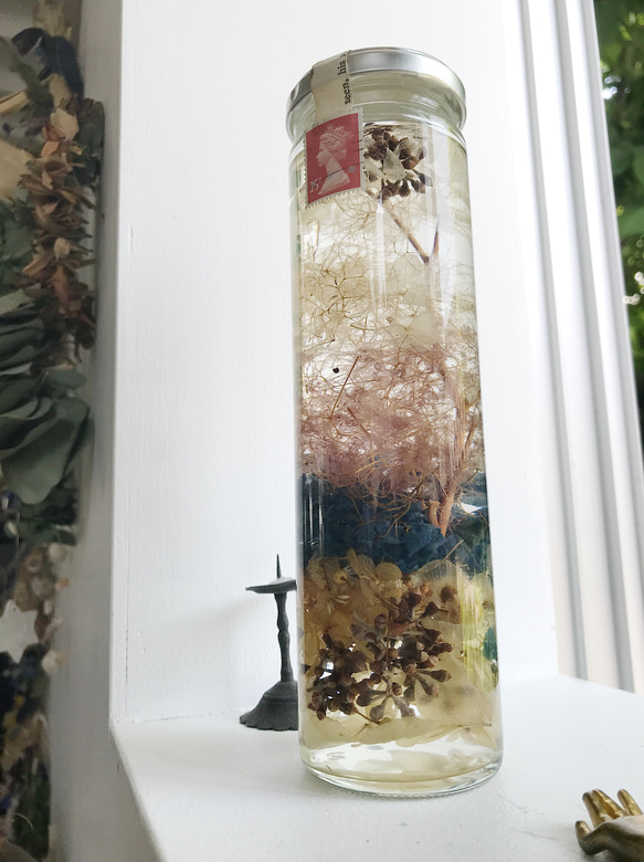 植物標本 L 地層の森 紫陽花とスモークツリー 切手 インテリア&ディスプレイ 3枚目の画像