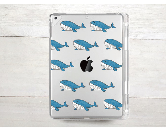 クジラ　iPadケース　ソフトケース 2枚目の画像