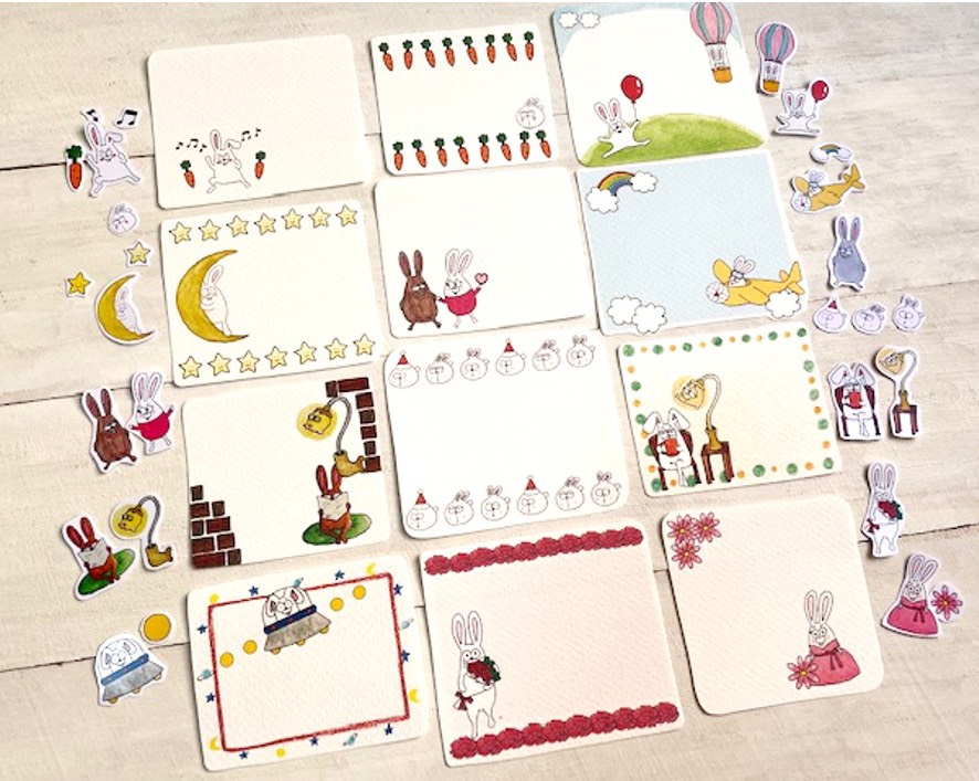 うさぎのメッセージセット うさぎのメッセージセット