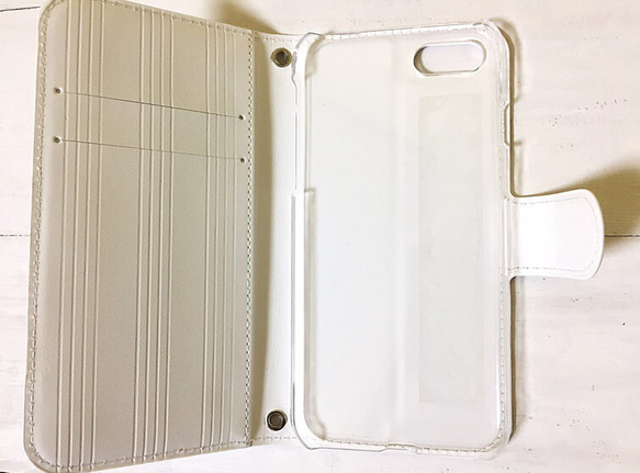 はりねずみ  手帳型スマホケース iPhone6  多機種対応 4枚目の画像