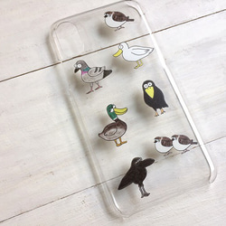 鳥  スマホケース  iPhoneXS  多機種対応 2枚目の画像