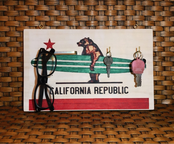 めがね&キーフック★CALIFORNIA 3枚目の画像