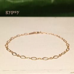 ◇14kgf◇Figaro chain bracelet 3枚目の画像