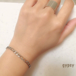 Figaro chain bracelet＊stainless 1枚目の画像