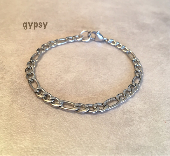Figaro chain bracelet＊stainless 2枚目の画像