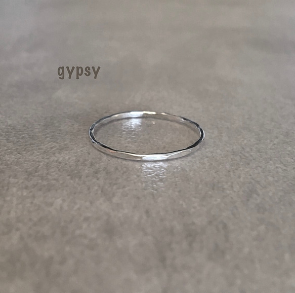 Silver thin ring 2枚目の画像