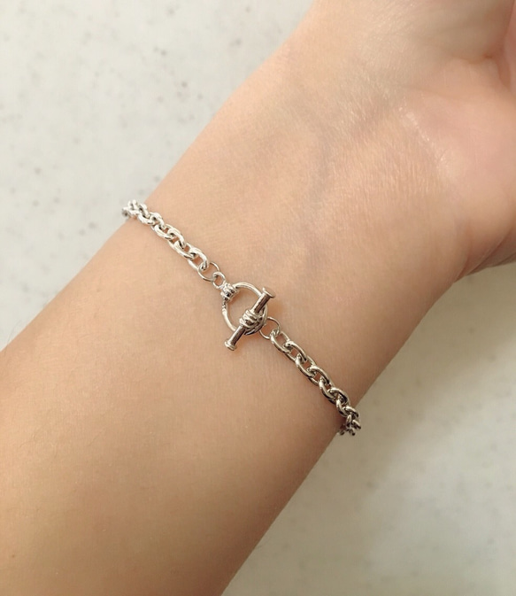 silver925 Chain bracelet 3枚目の画像