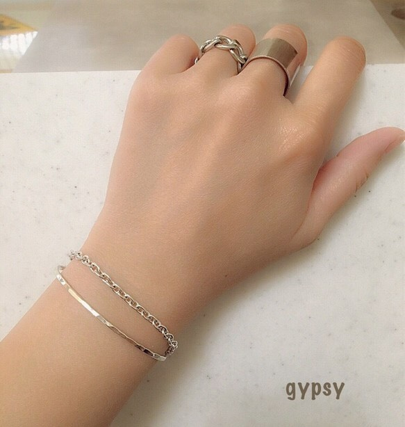 silver925 Chain bracelet 4枚目の画像