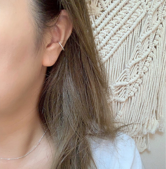 Silver Ear Cuff 4枚目の画像