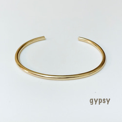 【送料無料】14kgf Gold Bangle 6枚目の画像