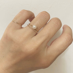 14kgf Pearl ring 4枚目の画像