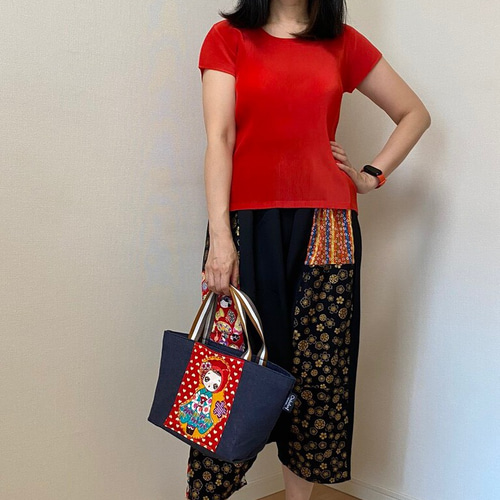 ⭐️着物リメイク サルエルパンツ⭐️ キュロット・ワイドパンツ 理慧