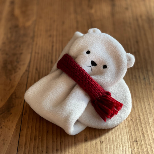 スタニングルアー 受注製作：総刺繍のテディベア ハンドメイド