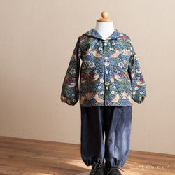 いちご泥棒 セーラーシャツ 90cm【受注製作】 ｜minoru* 2枚目の画像