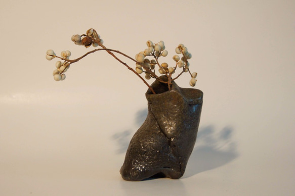 柴燒花器Flower vase 第3張的照片