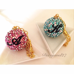 スワロボール✩デコオーダー バッグチャーム Decojewel27 通販