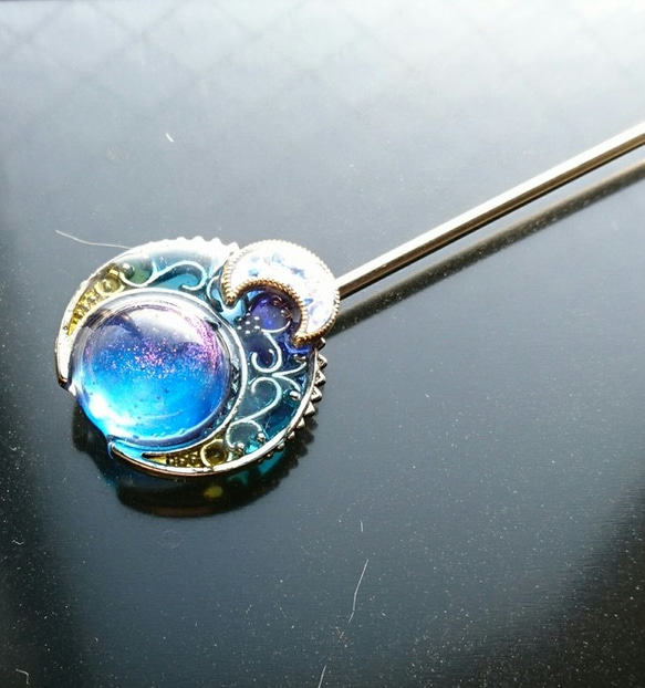 宝石の国の魔法使いの林檎の杖 簪 一本かんざし ファンタジー 幻月