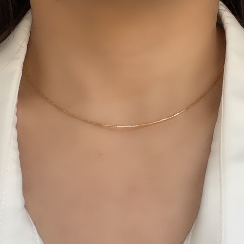カレンシルバーのcross heartチョーカー III | mybracelet ONLIN