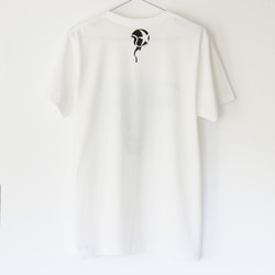 ウシくんのTシャツ white x black 2枚目の画像