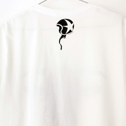 ウシくんのTシャツ white x black 4枚目の画像