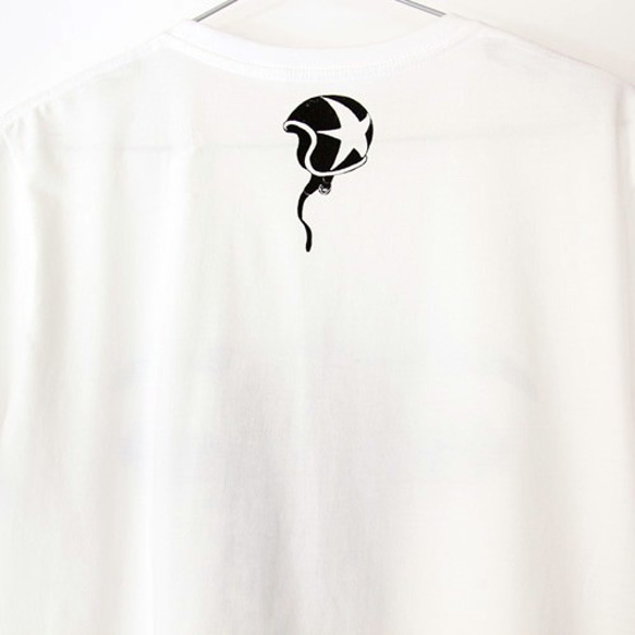 ウシくんのTシャツ white x black 4枚目の画像