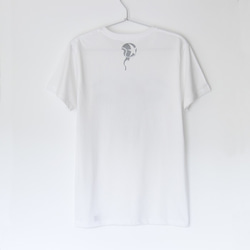 ウシくんのTシャツ white x silver 2枚目の画像