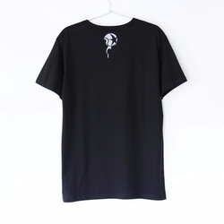 トリくんのTシャツ black x silver 2枚目の画像